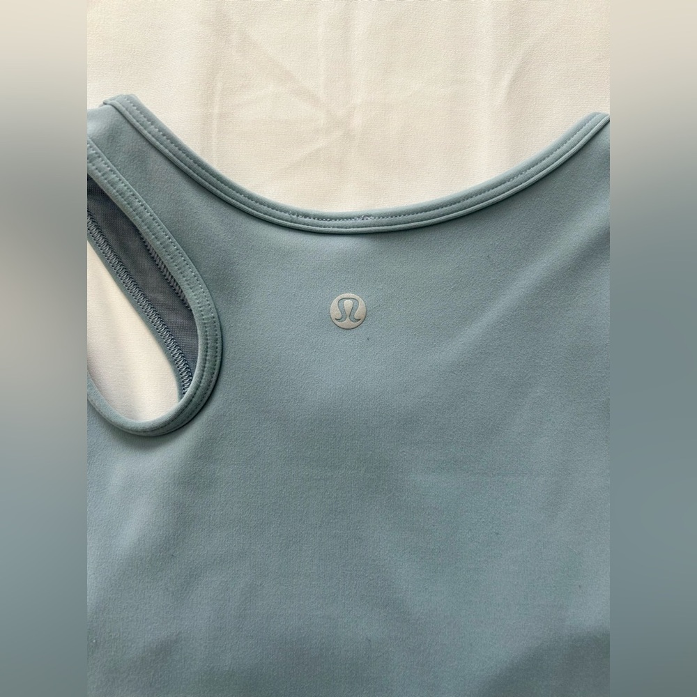 Lululemon Slate Blue Sports Bra - Size 6 - Picture 3 of 6
